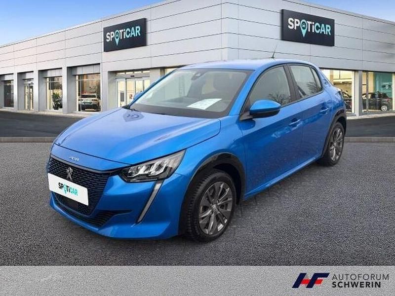 Blau Gebraucht 2021 Peugeot e-208 Active Kleinwagen | 13.450 € (Guter Preis) - Bild 1/4