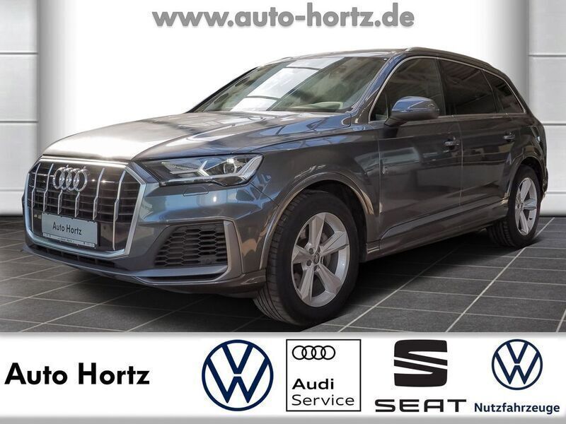 Grau Gebraucht 2019 Audi Q7 S-Line SUV | 53.880 € (Teuer) - Bild 1/4