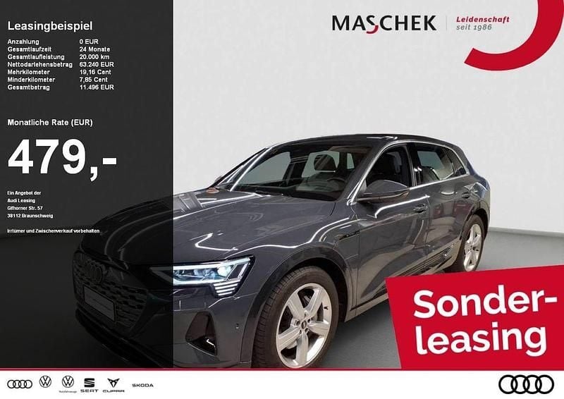 Magnetgrau Gebraucht 2024 Audi Q8 e-tron Advanced Plus SUV | 63.240 € (Guter Preis) - Bild 1/4