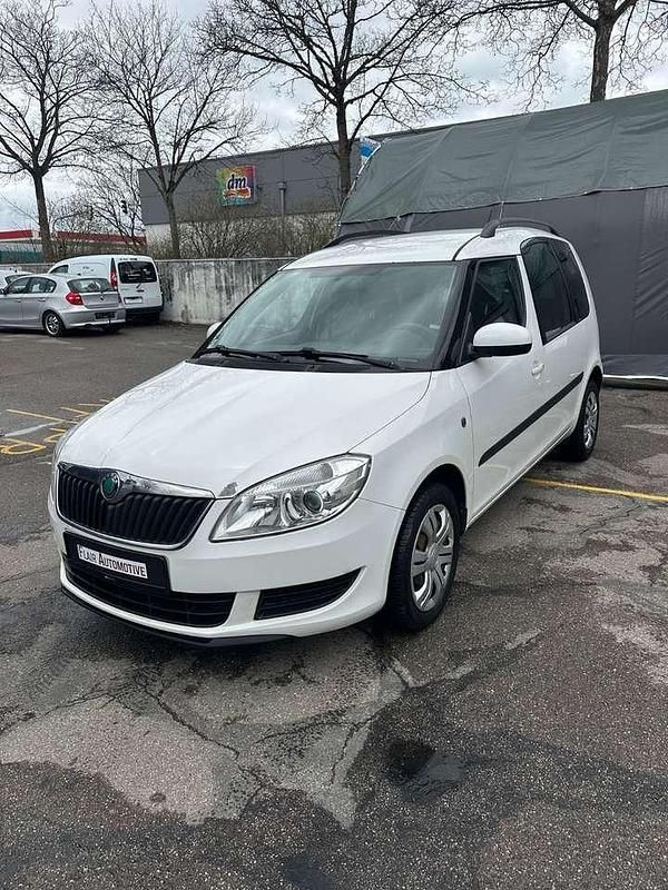 Gebraucht Skoda Roomster Plus Edition 86 PS (63 kW) 2013 Weiß Van / Kleinbus