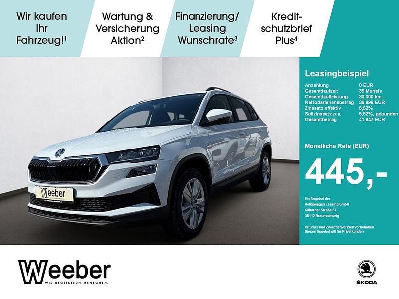 Weiß Neu 2025 Skoda Karoq Selection SUV | 36.898 € (Fairer Preis) - Bild 1/4