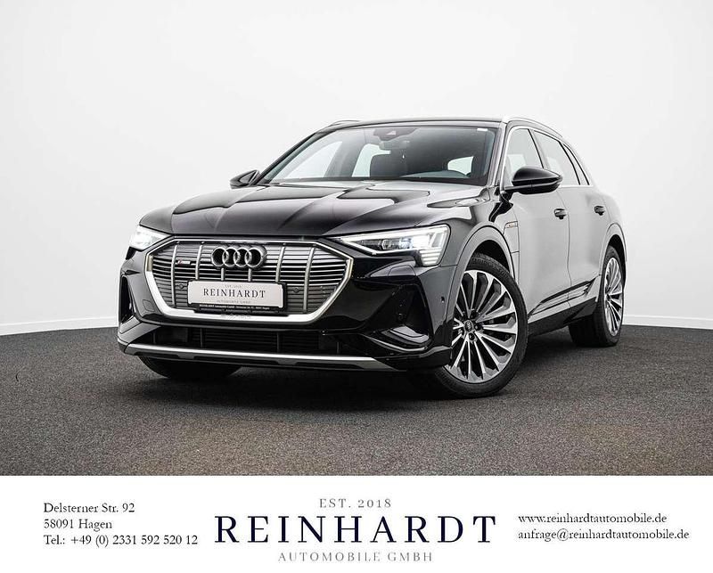 Brillantschwarz Gebraucht 2022 Audi e-tron S-Line SUV | 37.635 € (Superpreis) - Bild 1/3