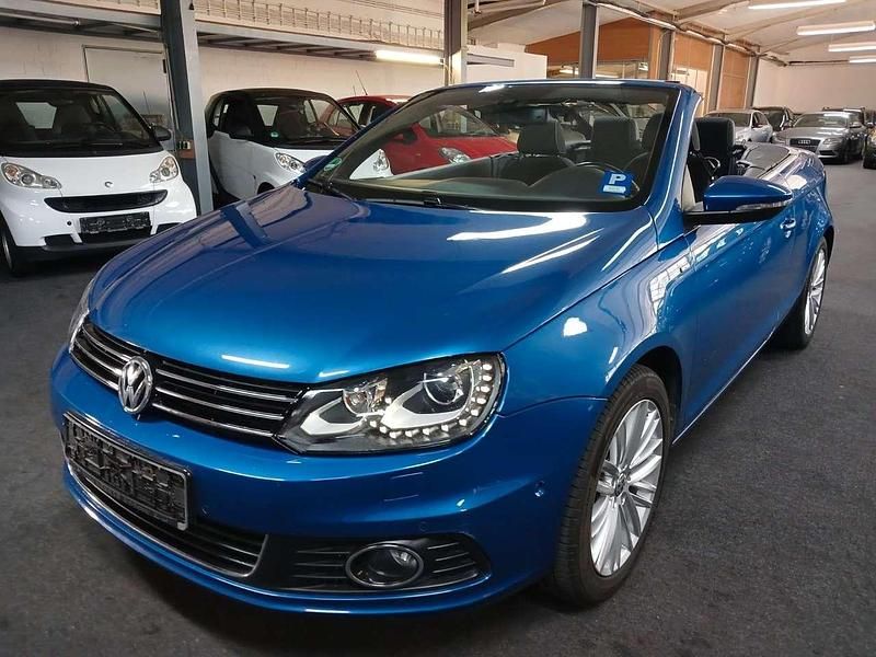 Second-hand VW Eos Cup 211 CP (155 kW) 2014 Albastru Cabrio