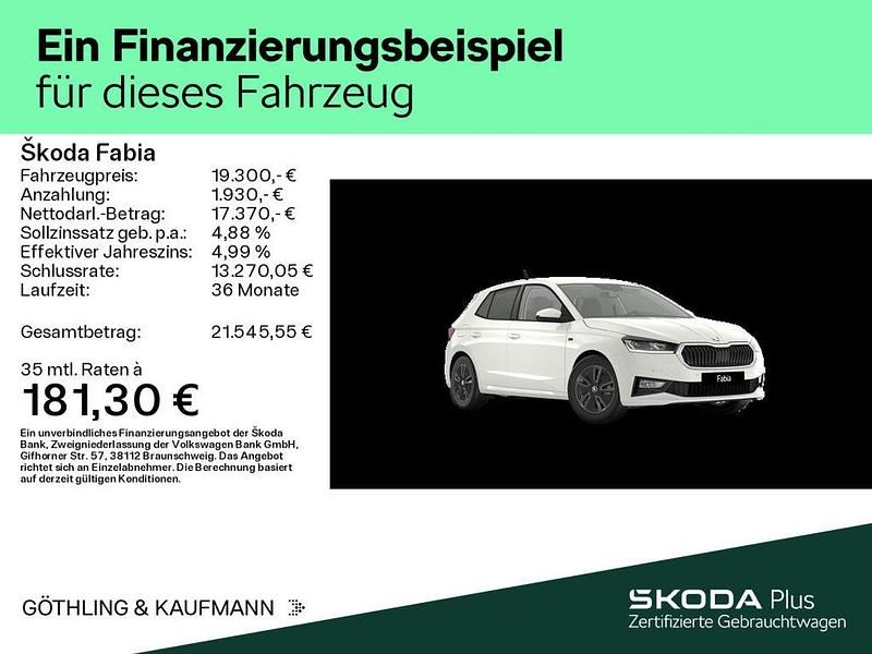 Gebraucht Skoda Fabia Tour 80 PS (58 kW) 2025 Candyweiss Kleinwagen
