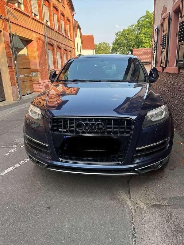 Blau Gebraucht 2013 Audi Q7 S-Line SUV | 16.500 € (Superpreis) - Bild 1/4