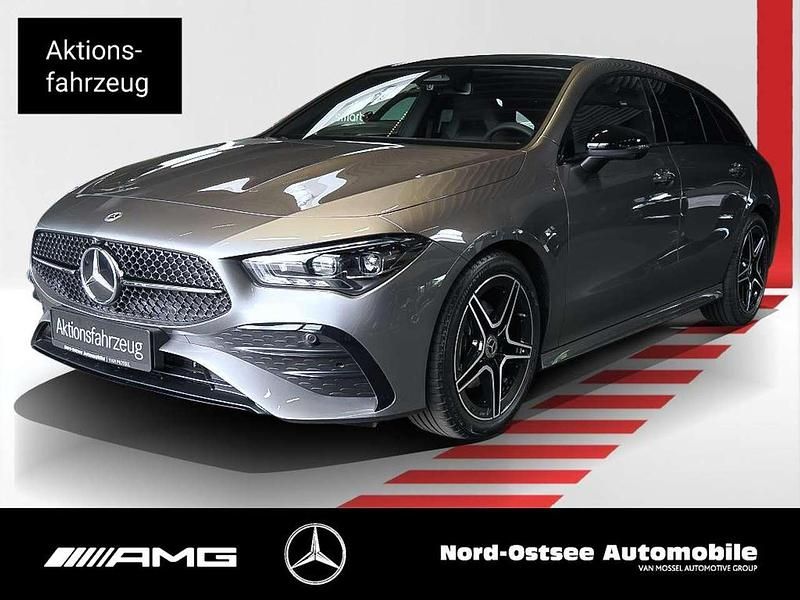 Metalliclack mountaingrau Gebraucht 2025 Mercedes CLA180 Shooting Brake Night Kombi | 38.498 € - Bild 1/4