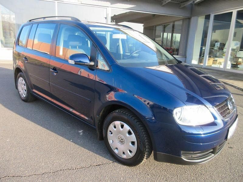 Gebraucht VW Touran Trendline 116 PS (85 kW) 2005 Blau Van / Kleinbus