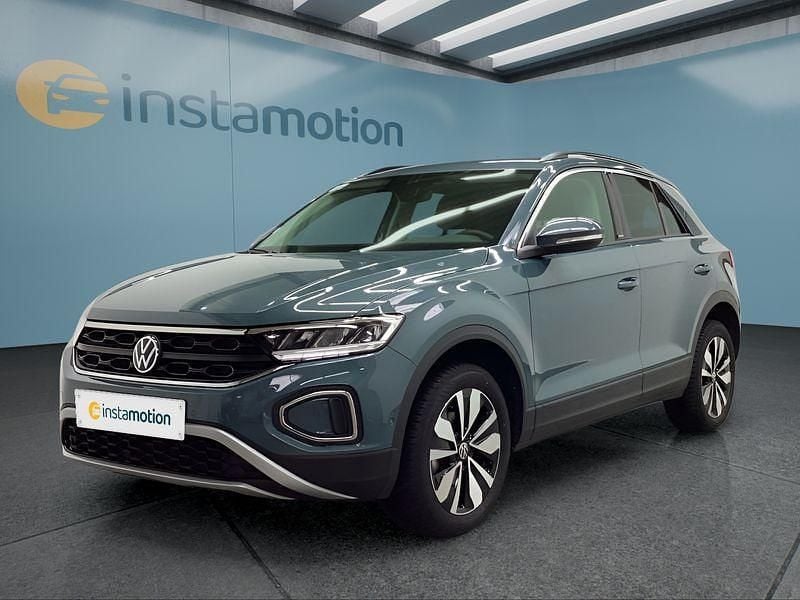 Blau Gebraucht 2024 VW T-Roc SUV | 25.649 € (Guter Preis) - Bild 1/4