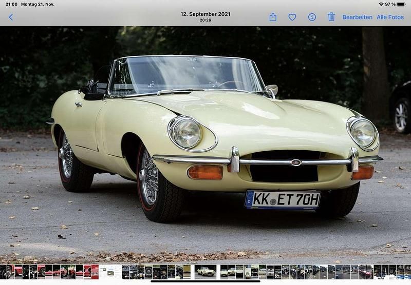 Gebraucht Jaguar E-Type S 171 PS (125 kW) 1971 Gelb Cabrio