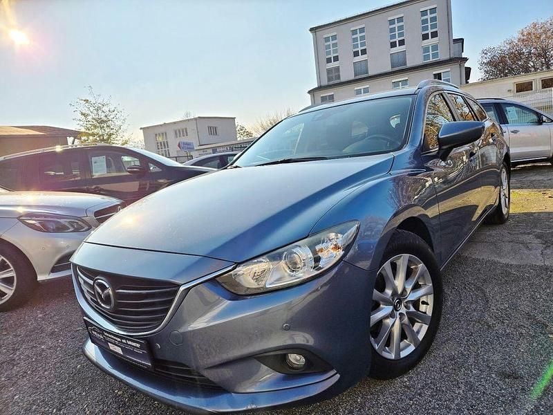 Blau Gebraucht 2015 Mazda 6 Center-Line Kombi | 5.990 € (Superpreis) - Bild 1/4