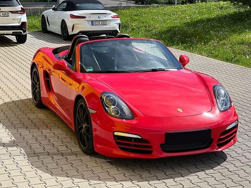 Rot Gebraucht 2014 Porsche Boxster Cabrio | 49.900 € (Fairer Preis) - Bild 1/4