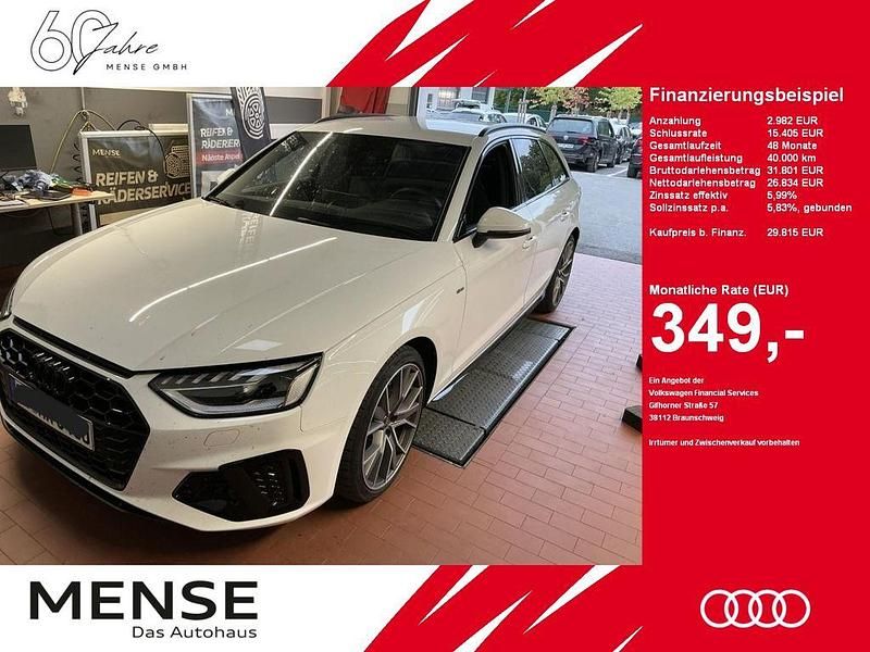 Ibisweiß Gebraucht 2023 Audi A4 S-Line Kombi | 29.815 € (Guter Preis) - Bild 1/4