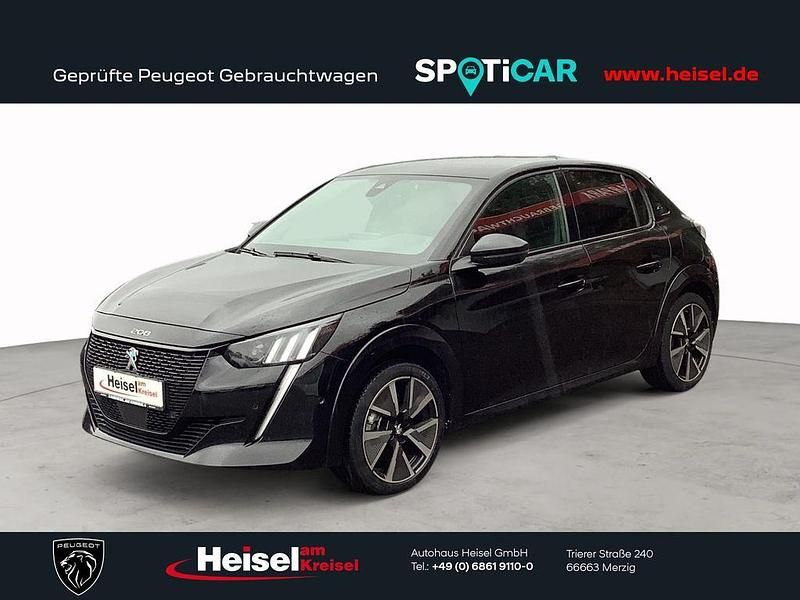 Schwarz Gebraucht 2021 Peugeot e-208 GT Kleinwagen | 17.460 € (Fairer Preis) - Bild 1/4