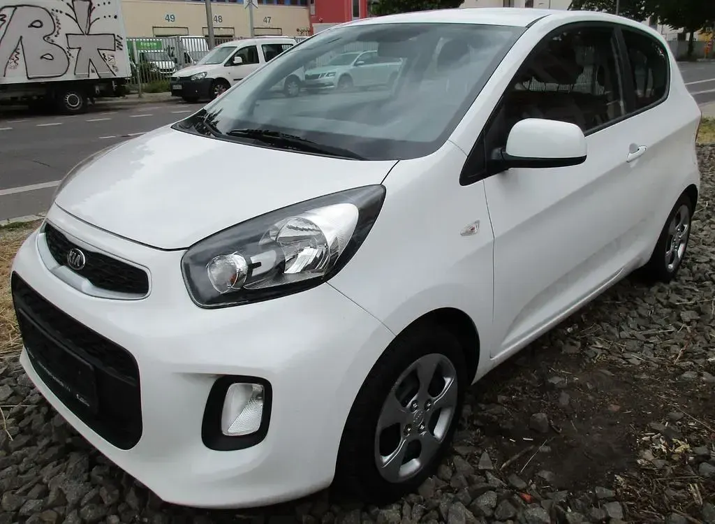 Gebraucht Kia Picanto Edition 7 67 PS (49 kW) 2015 Weiß Kleinwagen