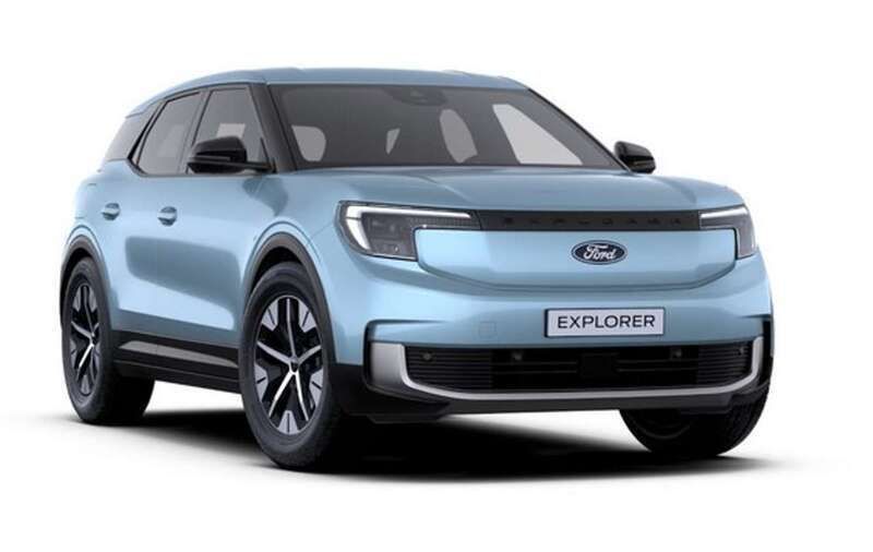 Arctic blue metallic Neu 2025 Ford Explorer SUV | 44.480 € - Bild 1/4