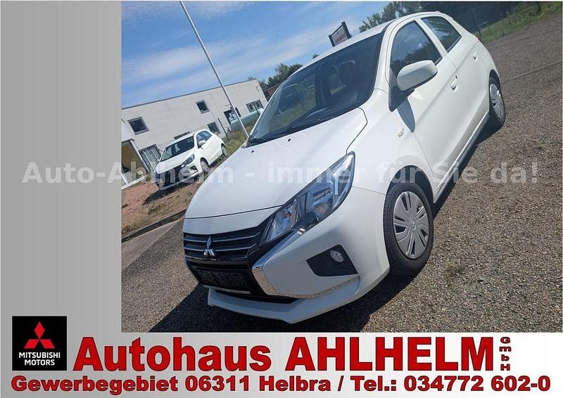 Weiß Gebraucht 2021 Mitsubishi Space Star Spirit Limousine | 10.950 € (Fairer Preis) - Bild 1/4