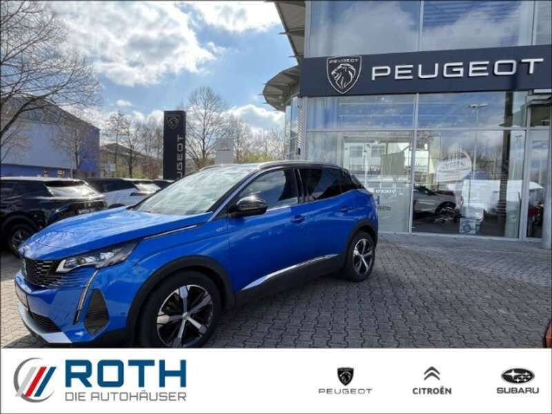 Blau Gebraucht 2022 Peugeot 3008 GT SUV | 24.600 € (Etwas zu teuer) - Bild 1/4