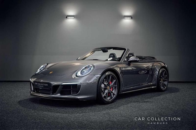 Achatgraumetallic Gebraucht 2019 Porsche 911 Carrera 4 Cabriolet Cabrio | 129.990 € (Superpreis) - Bild 1/4