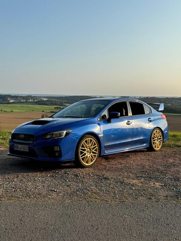 Blau Gebraucht 2014 Subaru WRX STI Limousine | 25.000 € - Bild 1/4