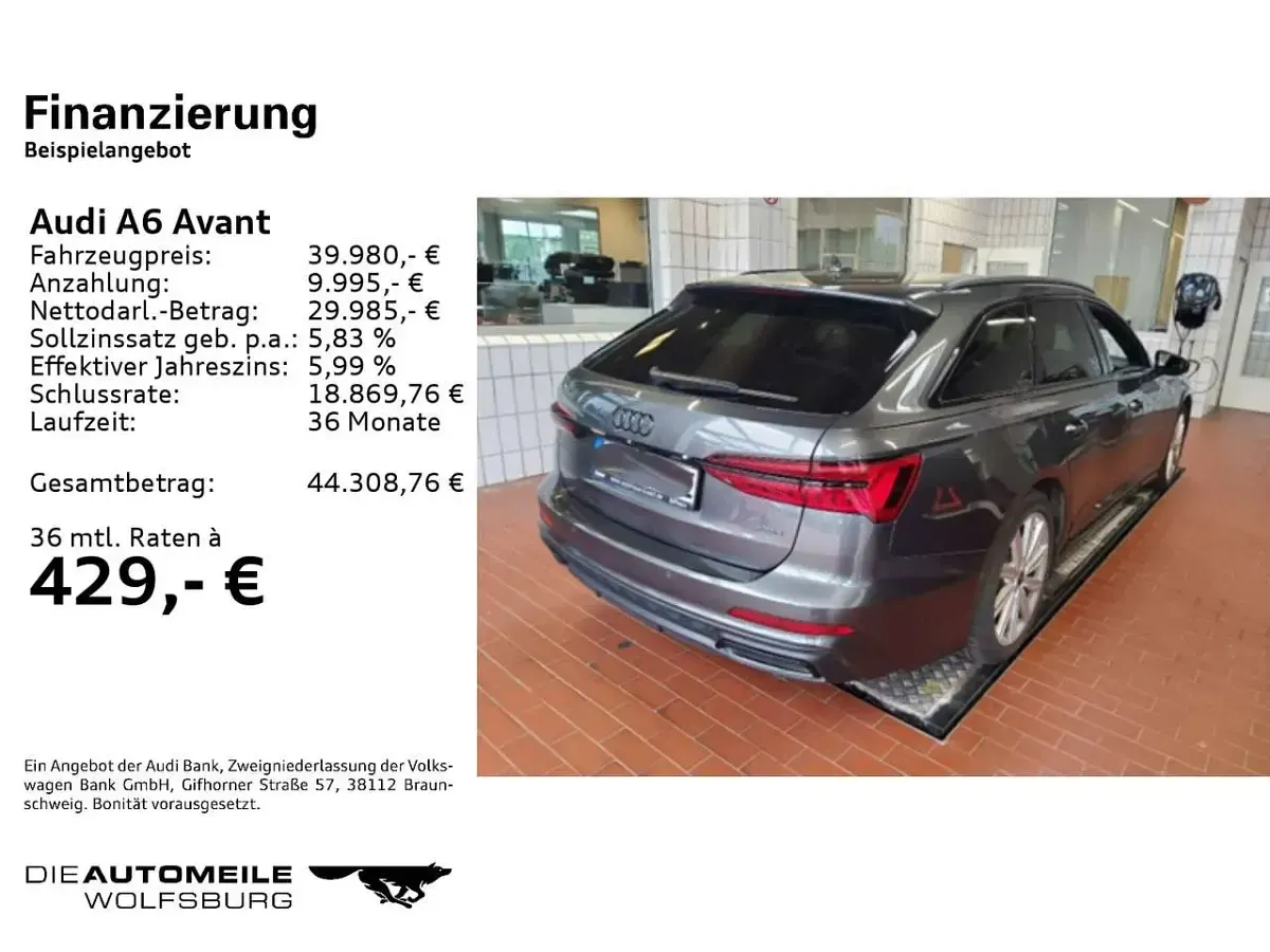 Gebraucht Audi A6 S-Line 367 PS (269 kW) 2023 Grau Kombi