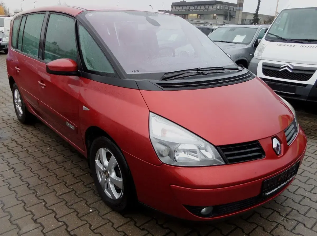 Gebraucht Renault Espace Expression 120 PS (88 kW) 2005 Rot Van / Kleinbus