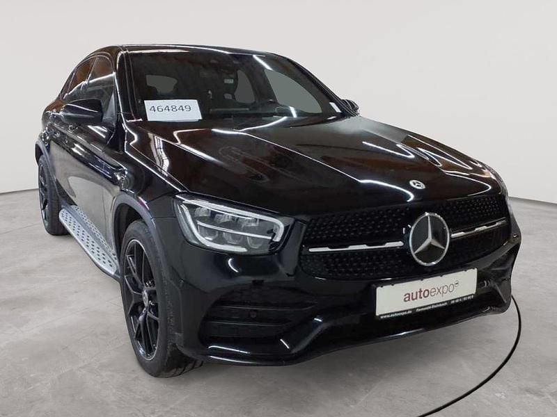 Schwarz Gebraucht 2022 Mercedes GLC220 AMG line Plus Coupé | 43.990 € (Fairer Preis) - Bild 1/4