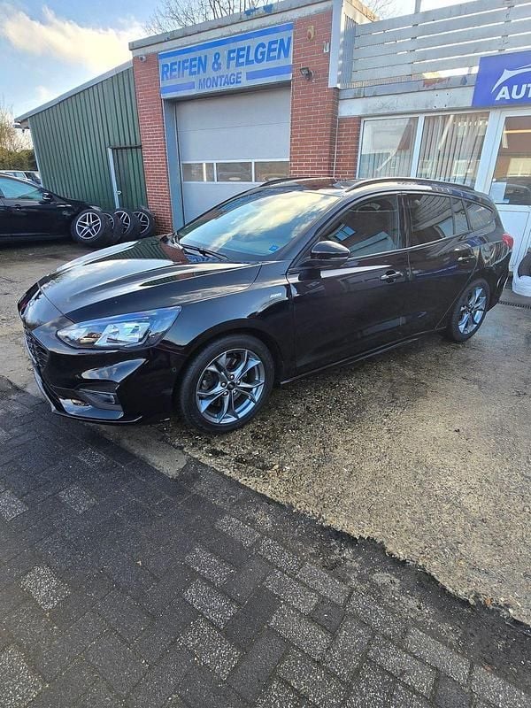 Brugt Ford Focus ST-Line 150 HK (110 kW) 2020 Sort Stationcar