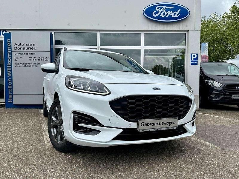 Frostweiß Gebraucht 2021 Ford Kuga ST-Line X SUV | 28.990 € (Teuer) - Bild 1/4
