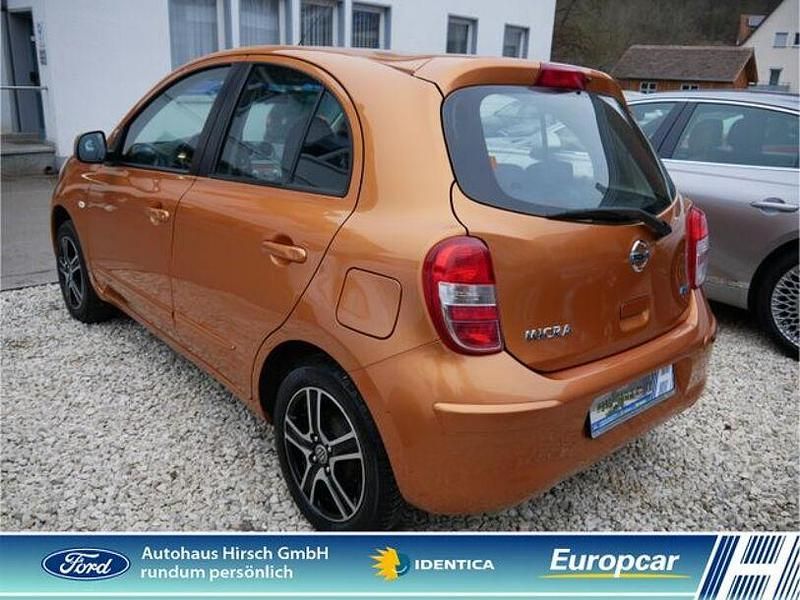 Gebraucht Nissan Micra Acenta 80 PS (58 kW) 2012 Orange Limousine
