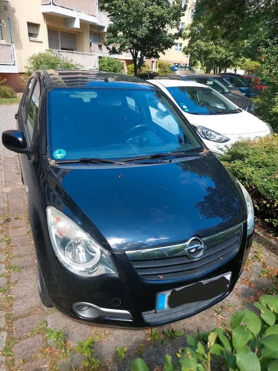 Gebraucht Opel Agila 85 PS (62 kW) 2009 Schwarz Kleinwagen