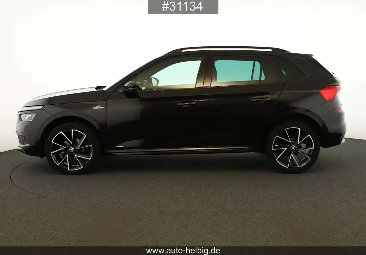 Gebraucht Skoda Kamiq Monte Carlo 150 PS (110 kW) 2023 Schwarzmagic perleffekt SUV