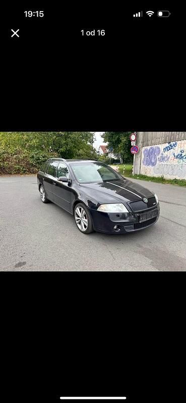 Schwarz Gebraucht 2006 Skoda Octavia vRS Kombi | 3.999 € (Teuer) - Bild 1/4