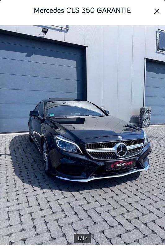 Schwarz Gebraucht 2014 Mercedes CLS350 Limousine | 24.999 € - Bild 1/4
