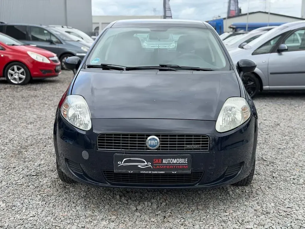 Gebraucht Fiat Grande Punto 65 PS (47 kW) 2009 Blau Kleinwagen