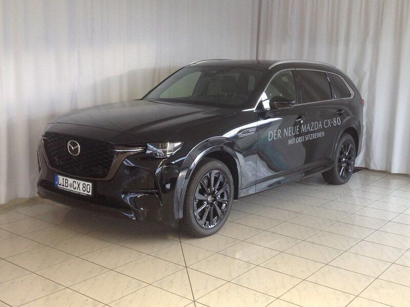 Schwarz Gebraucht 2024 Mazda CX-80 Homura-Line SUV | 58.890 € (Fairer Preis) - Bild 1/4