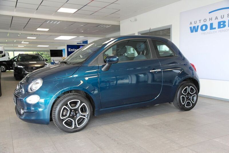 Blau Gebraucht 2023 Fiat 500 Club Kleinwagen | 10.990 € (Guter Preis) - Bild 1/4