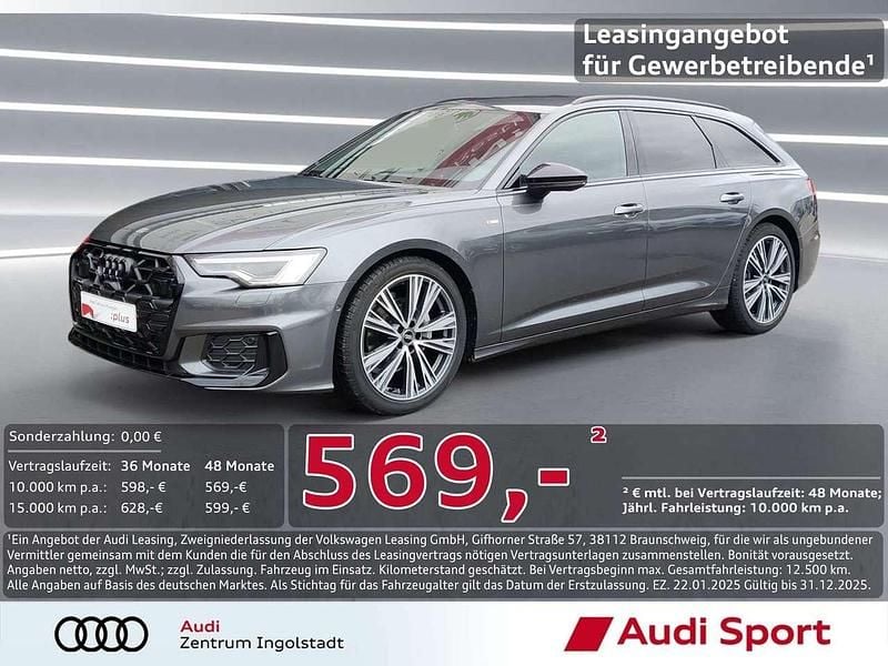 Grau metallic Gebraucht 2025 Audi A6 S-Line Kombi | 57.950 € (Superpreis) - Bild 1/3