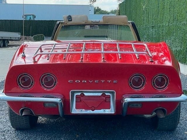 Second-hand Corvette C3 355 CP (261 kW) 1968 Roșu Cabrio
