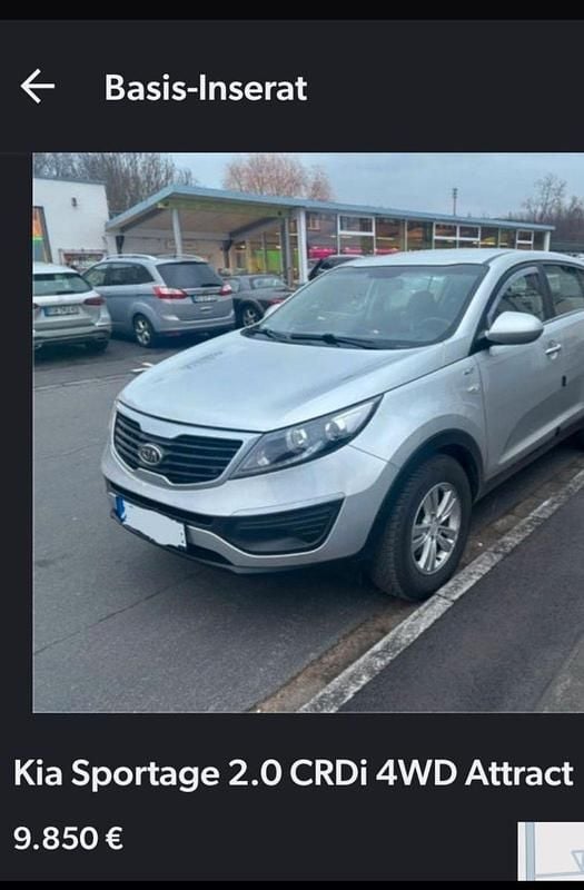 Silber Gebraucht 2011 Kia Sportage Attract SUV | 6.799 € (Fairer Preis) - Bild 1/2