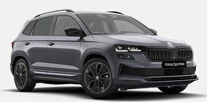 Stahl grau Neu 2025 Skoda Karoq SportLine SUV | 34.990 € (Fairer Preis) - Bild 1/3