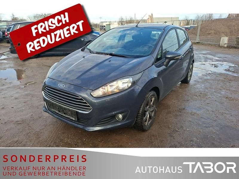 Gebraucht Ford Fiesta Trend 82 PS (60 kW) 2013 Midnight skygrau metallic Kleinwagen