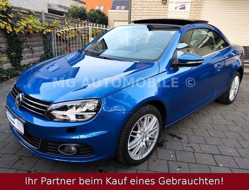 Blau Gebraucht 2012 VW Eos Cabrio | 13.999 € (Teuer) - Bild 1/4