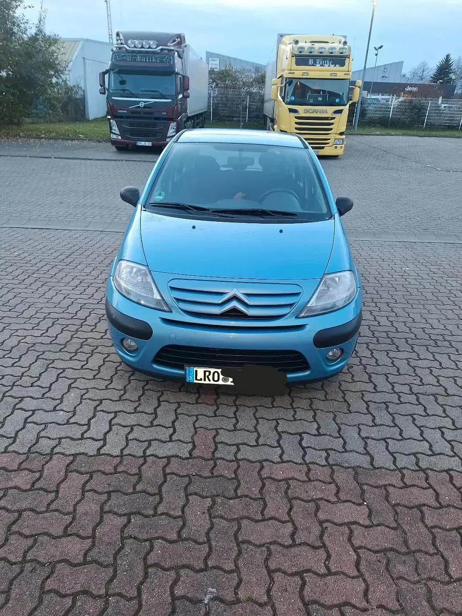 Usado Citroën C3 Comfort 75 CV (55 kW) 2007 Azul Berlina