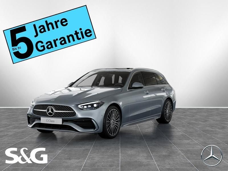 Metalliclack hightechsilber Gebraucht 2025 Mercedes C200 AMG Kombi | 48.299 € (Teuer) - Bild 1/4