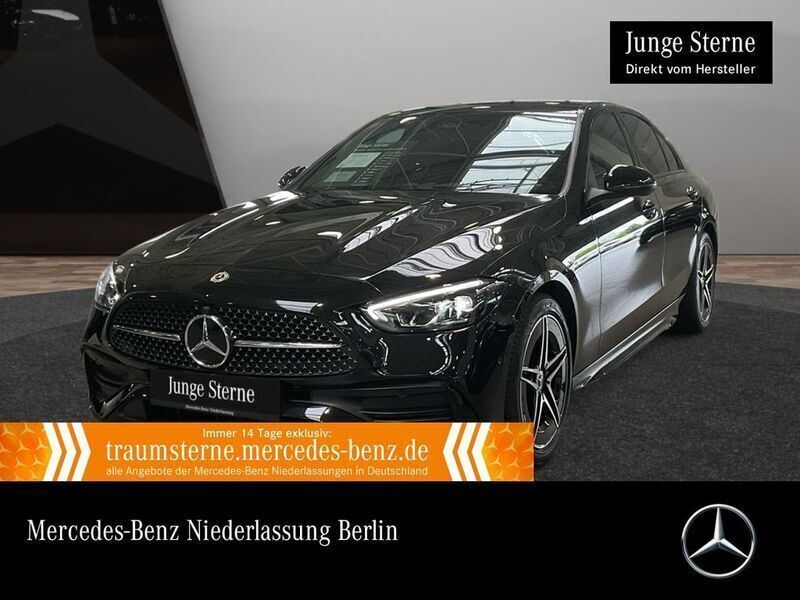 Schwarz Gebraucht 2024 Mercedes C180 Advanced Limousine | 39.990 € - Bild 1/3