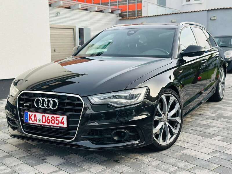 Havannaschwarz metallic Gebraucht 2013 Audi A6 S-Line Kombi | 13.000 € (Fairer Preis) - Bild 1/4