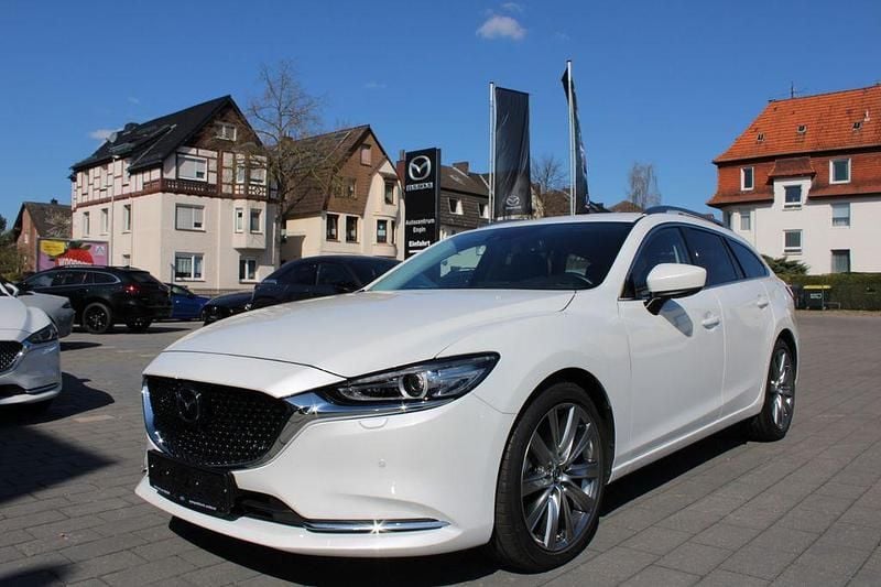 Weiß Gebraucht 2024 Mazda 6 Exclusive Kombi | 26.990 € (Guter Preis) - Bild 1/4