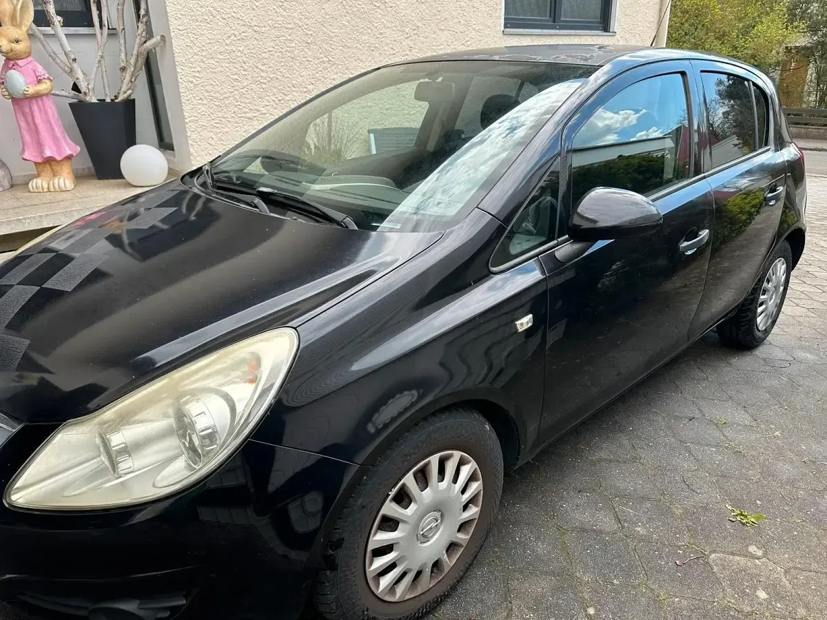 Gebraucht Opel Corsa 80 PS (58 kW) 2008 Schwarz Kleinwagen