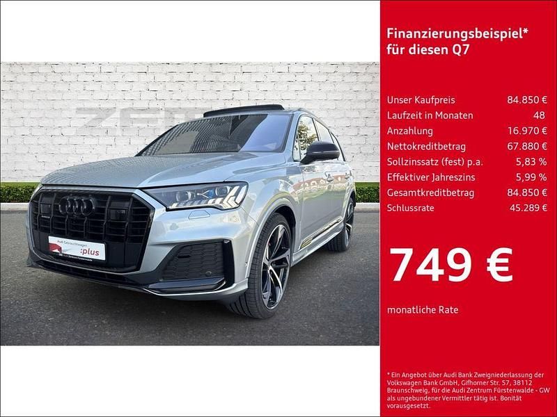 Silber Gebraucht 2023 Audi Q7 S-line plus SUV | 84.850 € - Bild 1/4