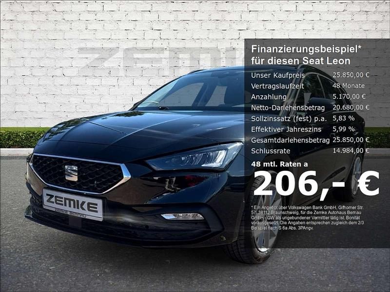 Schwarz Neu 2025 Seat Leon Style Kombi | 25.850 € (Fairer Preis) - Bild 1/4